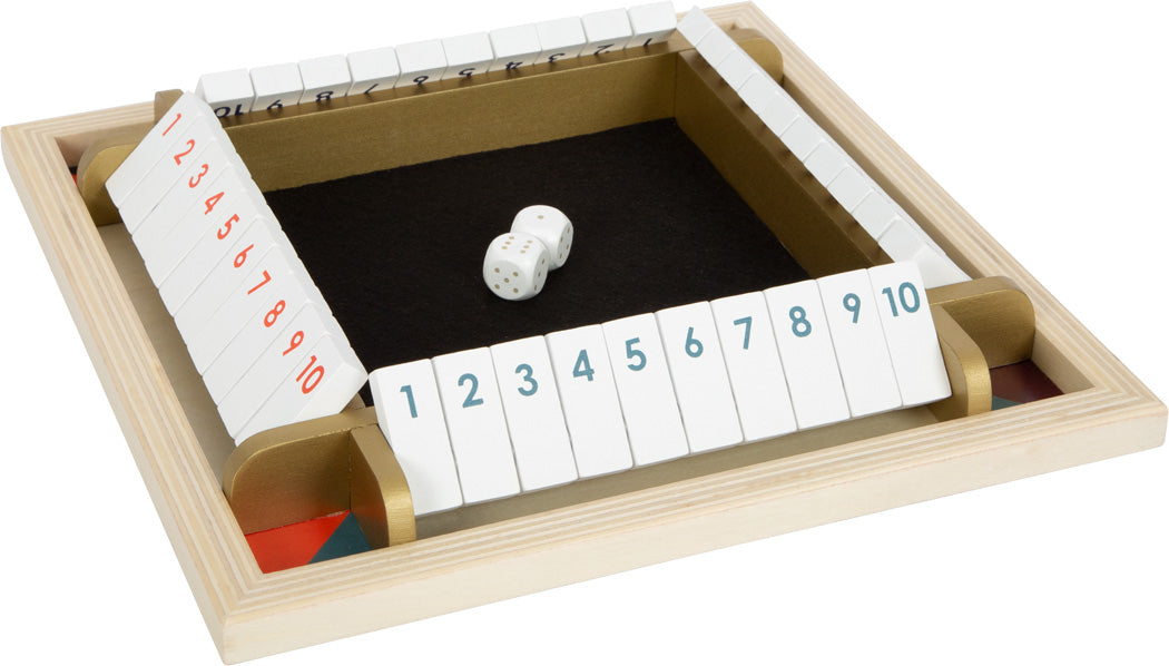 Gioco di dadi Shut the box "Gold Edition"