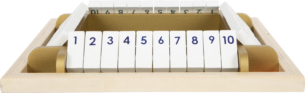 Gioco di dadi Shut the box "Gold Edition"