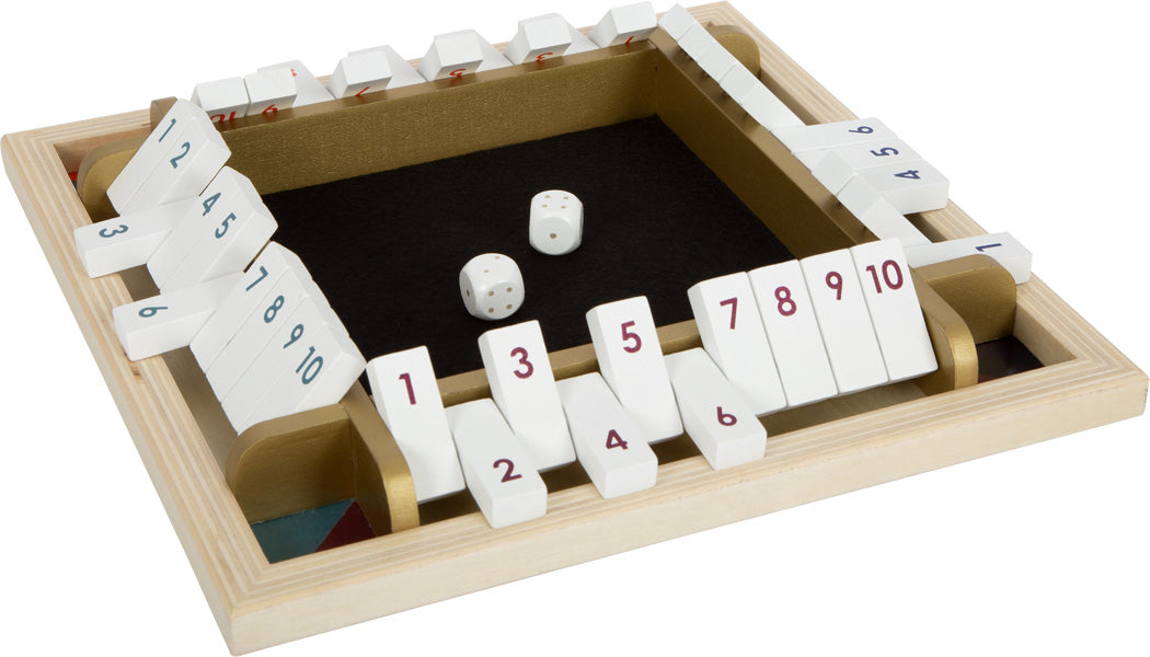 Gioco di dadi Shut the box "Gold Edition"