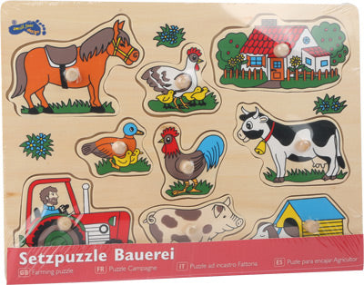 Puzzle ad incastro Fattoria