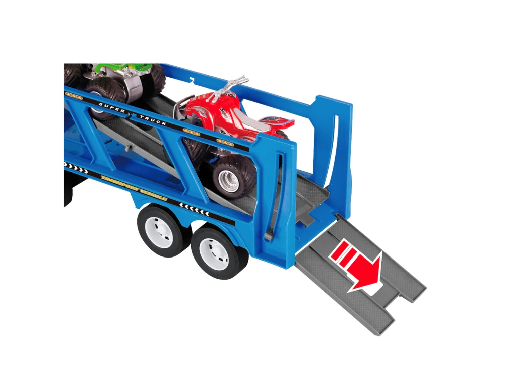 Car transporter Lights and Sounds With Vehicles