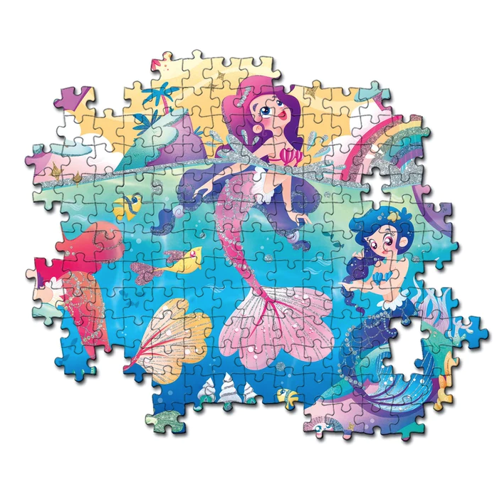 Glitter Puzzle Under The Sea (104 Pieces)