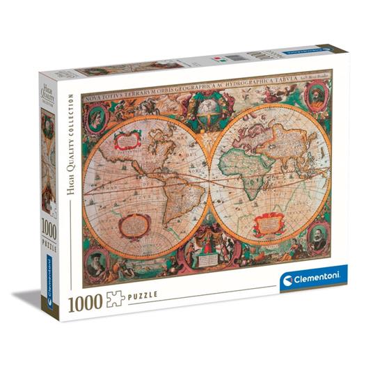 Puzzle Mappa Antica Hqc (Pezzi 1000)