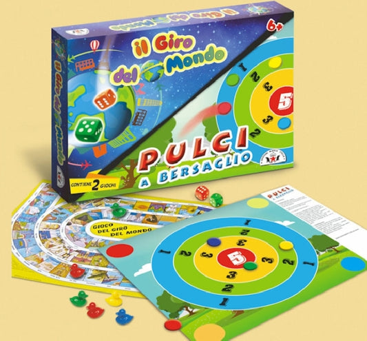 GIOCO GIRO DEL MONDO/PULCI A BERSAGLIO