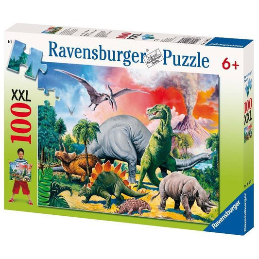 Ravensburger Puzzle 100 динозавров