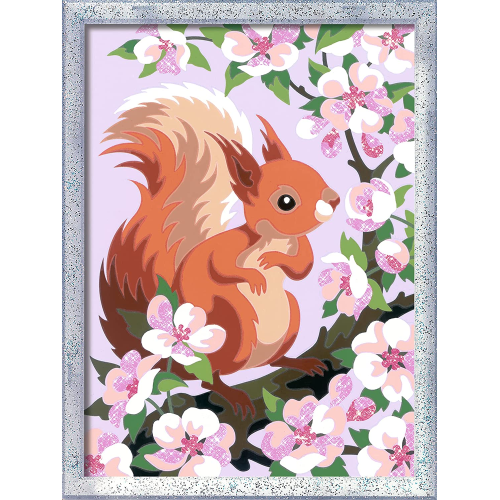 Ravensburger Creart Squirrel Glitter