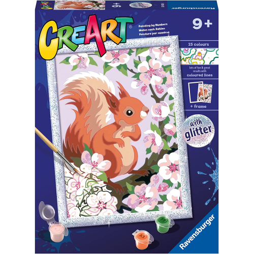 Ravensburger Creart Squirrel Glitter