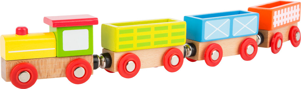 Trenino in legno Il mio zoo