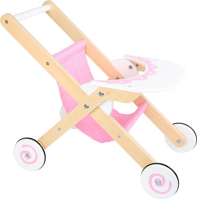 Pink doll stroller