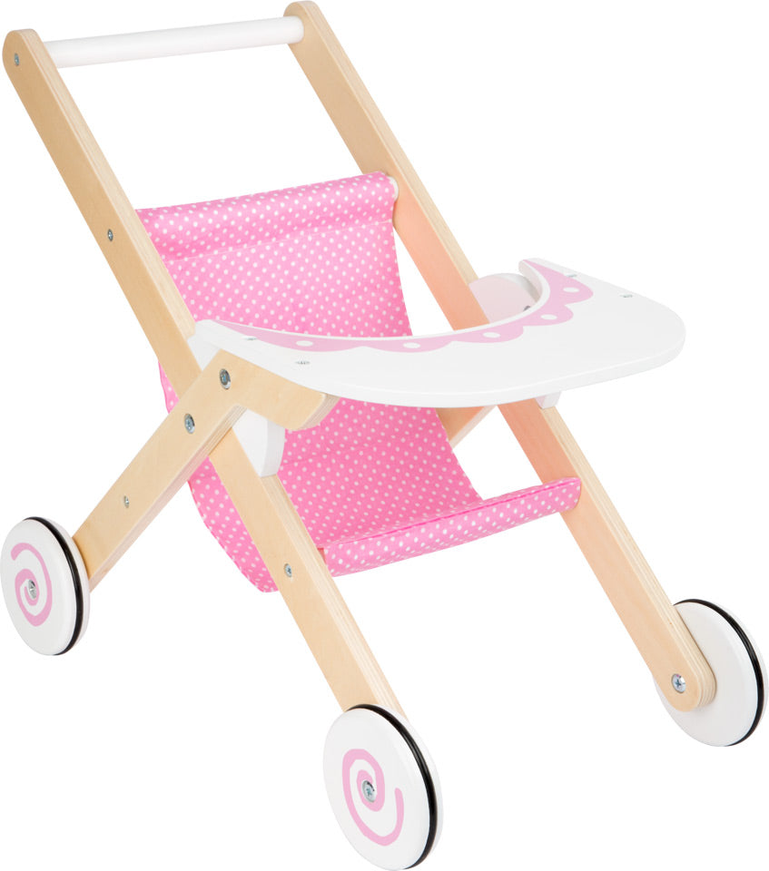 Pink doll stroller