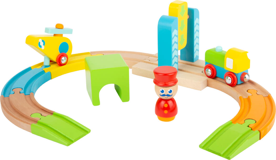 Trenino in legno Junior Elicottero