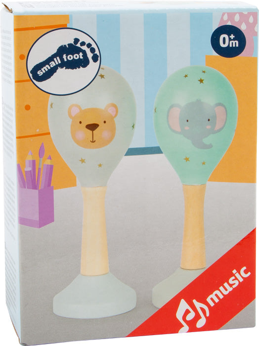 Pastel musical rattles