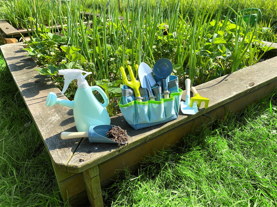 Borsa da giardinaggio con attrezzi da giardinaggio