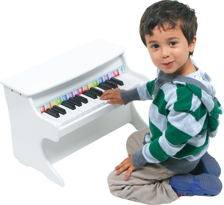 White piano