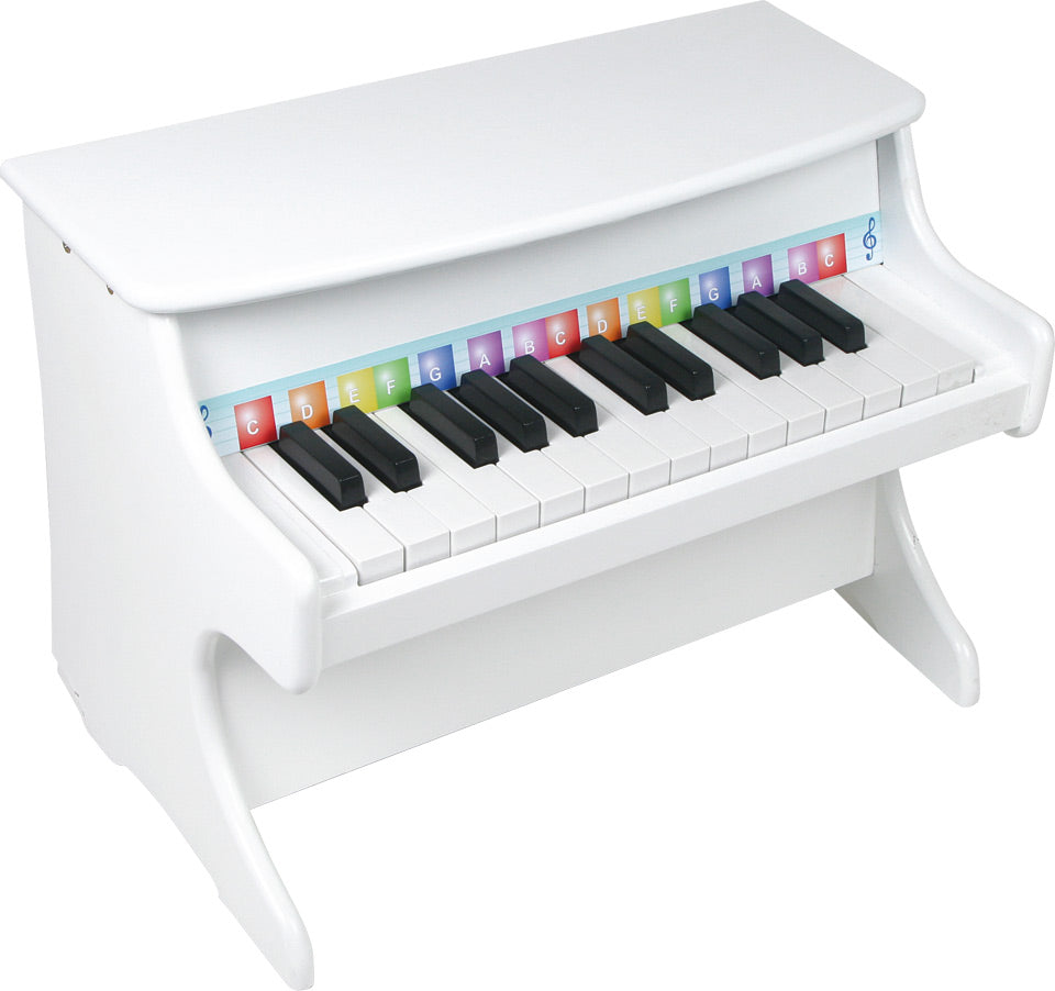 White piano