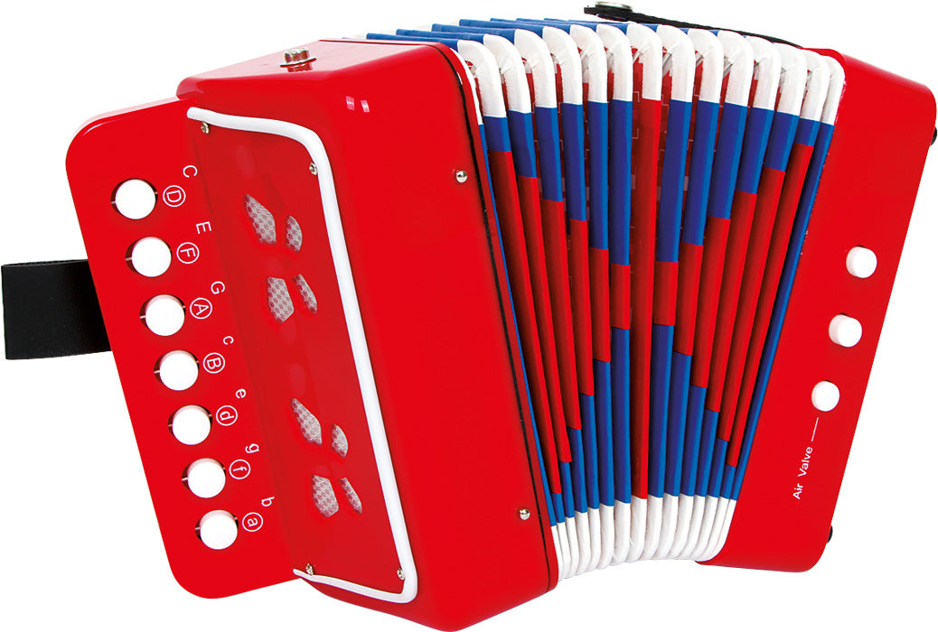 Red accordion