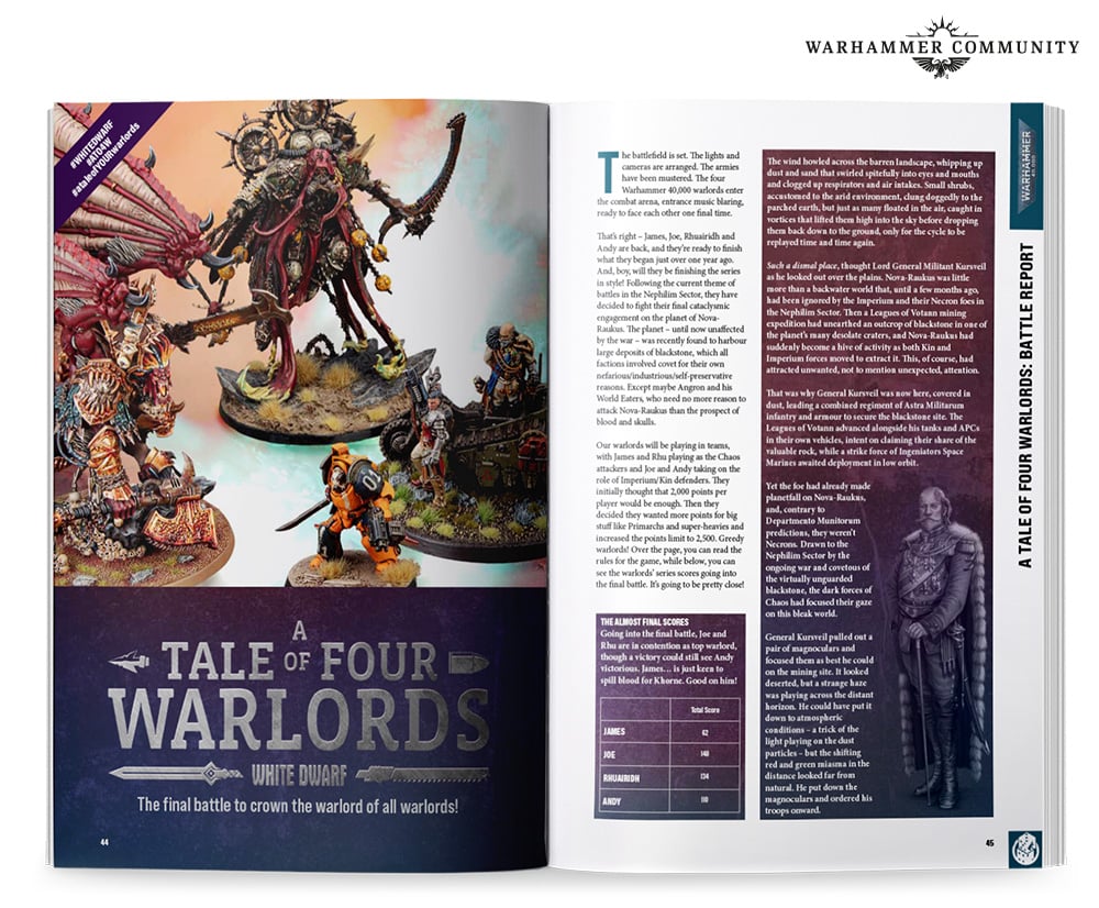 GIORNALE WHITE DWARF (ENGLISH) [WD08-60]