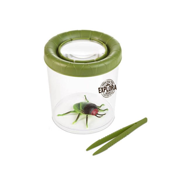 LUFEIS Scatola Osservazione Insetti, Outdoor Bug Catcher Kit con Lente d'Ingrandimento, 4 Pezzi Lenti d'Ingrandimento con Pinzette in Plastica, Contenitore per Lente, per Piccoli Animali LUFEIS Scatola Osservazione Insetti, Outdoor Bug Catcher Kit con Lente d'Ingrandimento, 4 Pezzi Lenti d'Ingrandimento con Pinzette in Plastica, Contenitore per Lente, per Piccoli Animali